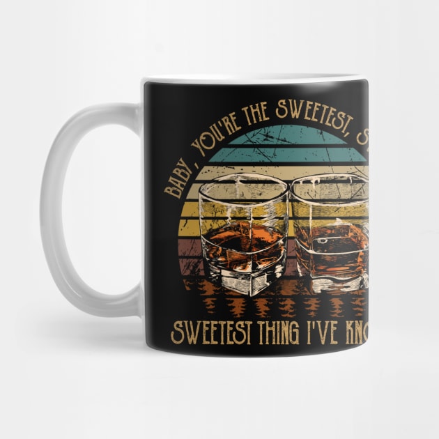 Baby, You're The Sweetest, Sweetest, Sweetest Thing I've Known Glasses Whiskey Retro by Beetle Golf